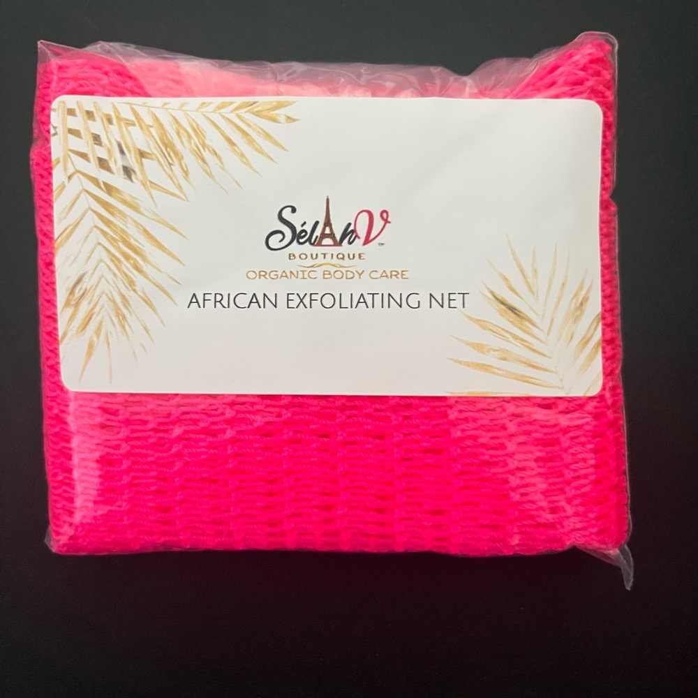 SélahV Boutique Pink Exfoliating Net